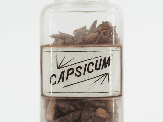 Apothecary Bottle, Capsicum