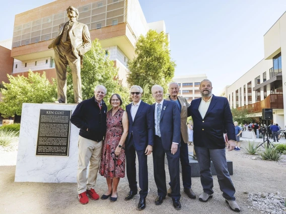 Unveiling of R. Ken Coit statue