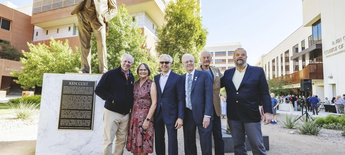 Unveiling of R. Ken Coit statue