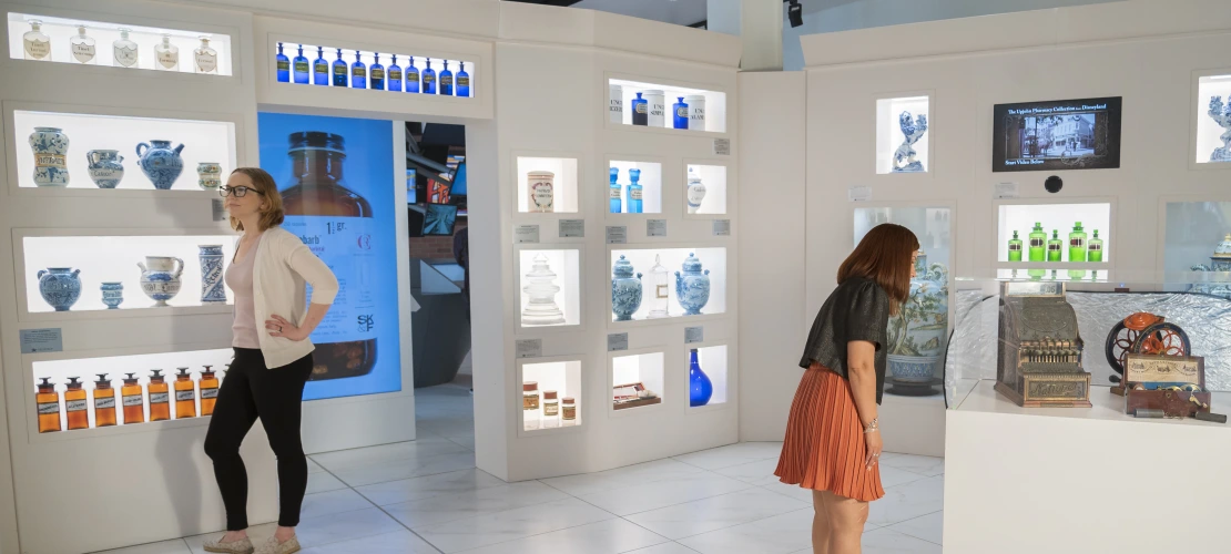 view of the Upjohn Pharmacy collection
