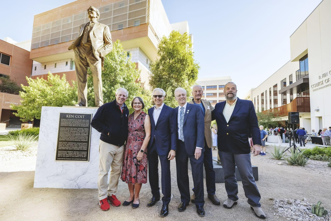 Unveiling of R. Ken Coit statue