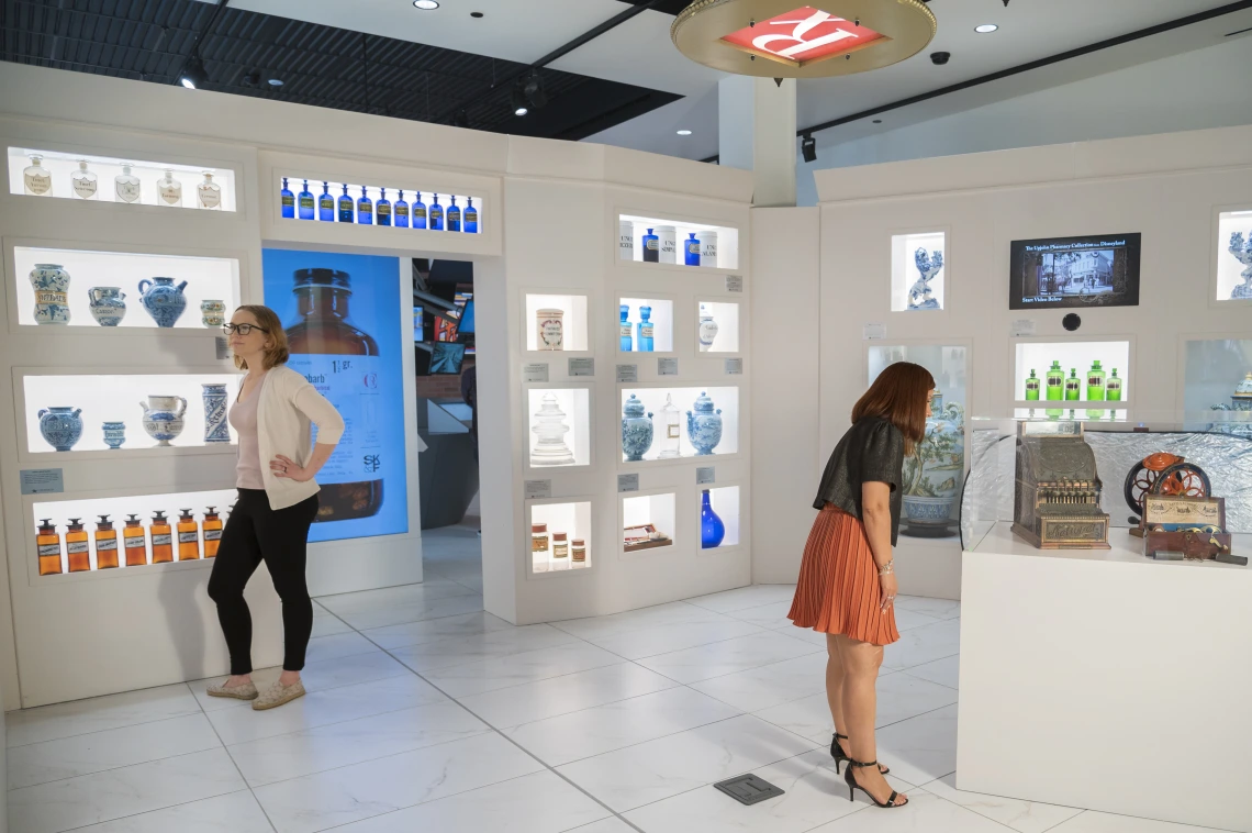 view of the Upjohn Pharmacy collection
